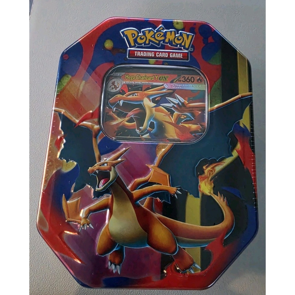 Pokemon TCG Mega Evolution Ascended Heroes Mega Charizard Y Ex Tin New Sealed…